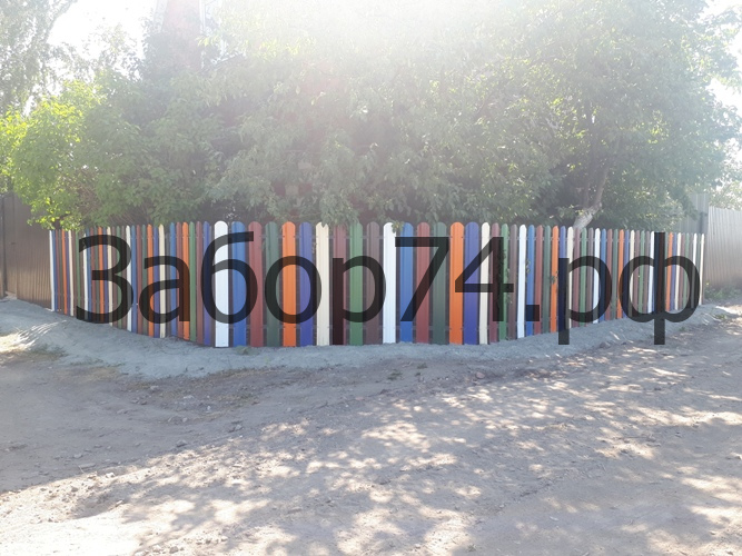 Установка забора в СНТ Аэропорт, Челябинск