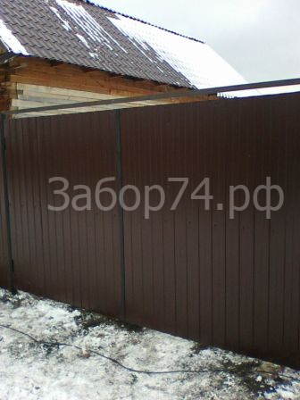Установка забора в Баландино
