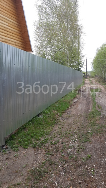 Установка забора в СНТ Станкостроитель-4, Челябинск