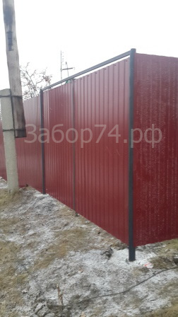 Установка забора в Канашево