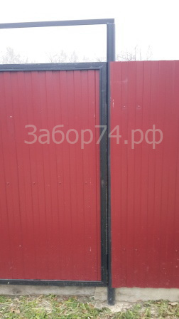 Установка забора в Курчатовце