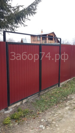 Установка забора в Курчатовце