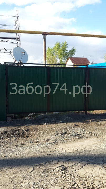 Установка забора на Сельмаше, Челябинск